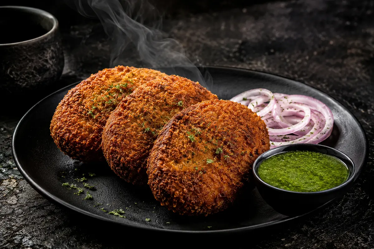 Crispy Indian Mutton Cutlets with a Melt-in-the-Mouth Spiced Filling