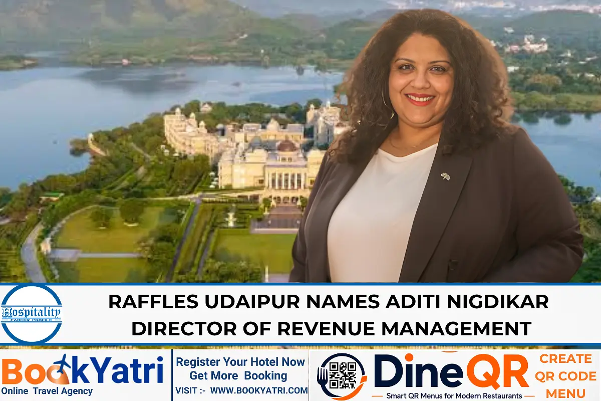 Aditi Nigdikar Joins Raffles Udaipur as Director of Revenue Management