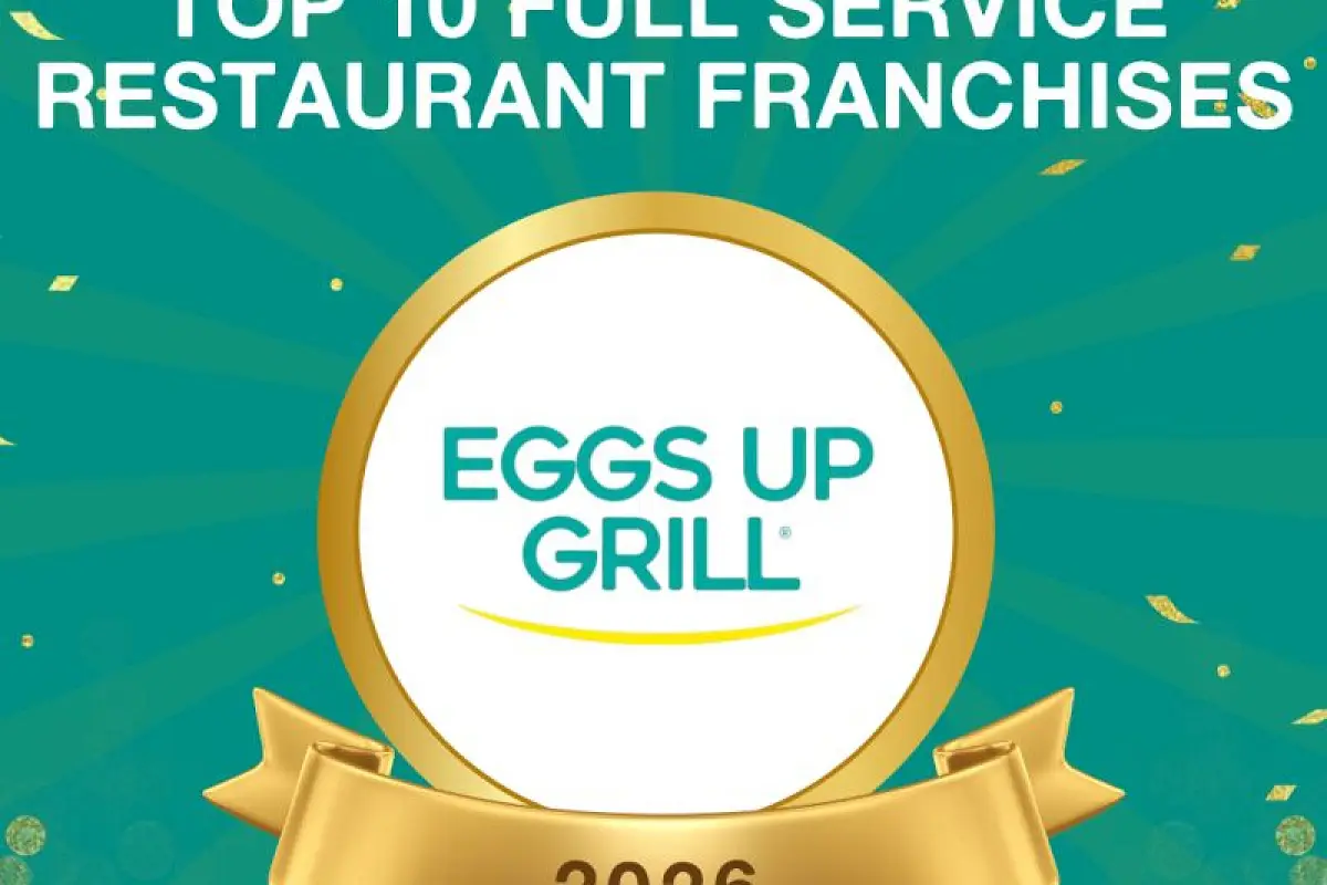 Eggs Up Grill Earns Spot on Entrepreneur’s Top 10 Franchise List