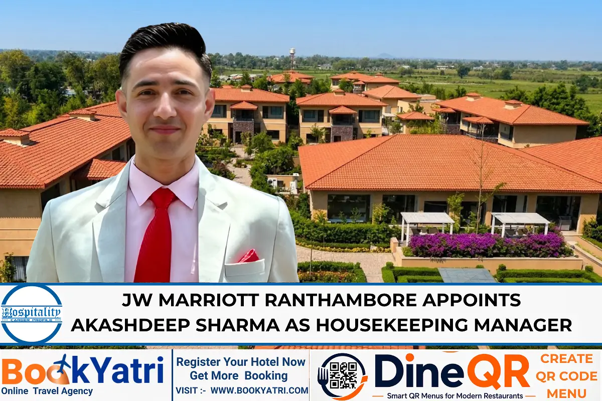 Akashdeep Sharma as Housekeeping Manager at JW Marriott