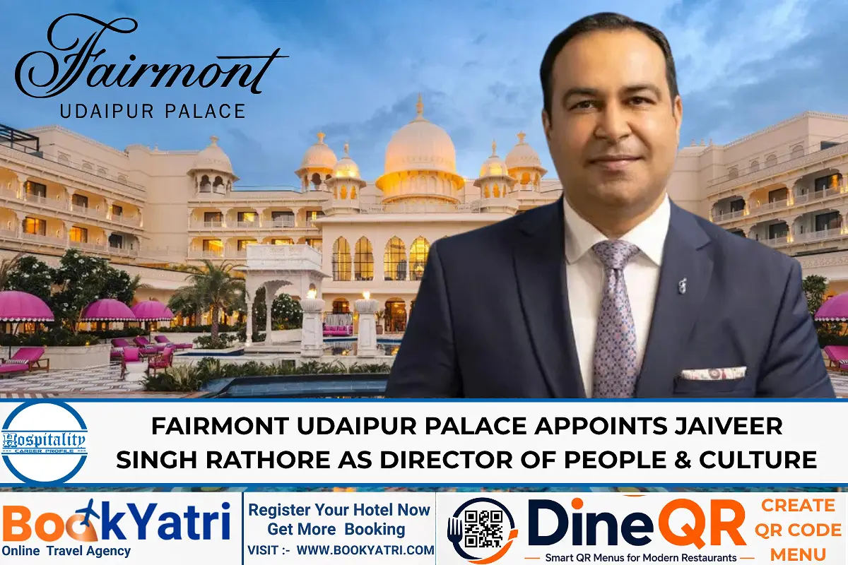 Jaiveer Singh Rathore New Director of People & Culture at Fairmont Udaipur