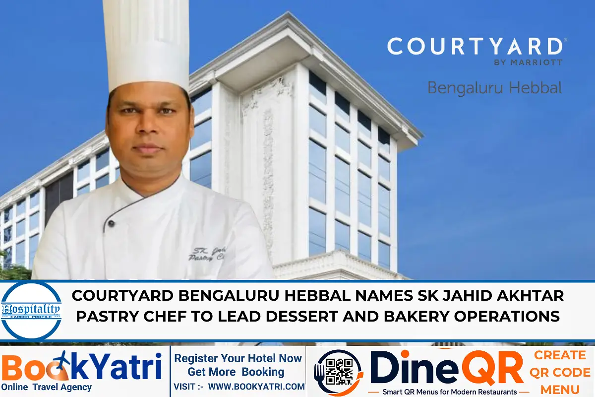 SK Jahid Akhtar New Pastry Chef at Courtyard by Marriott Bengaluru Hebbal