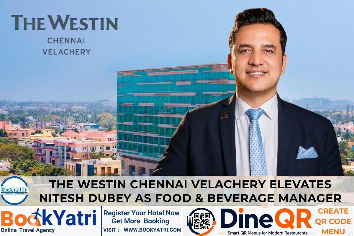 Westin Chennai Velachery Promotes Nitesh Dubey to F&B Manager