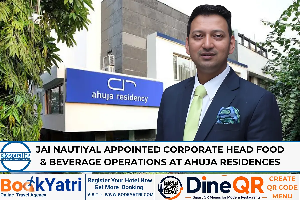 Jai Nautiyal New Corporate Head of F&B Operations at Ahuja Residences
