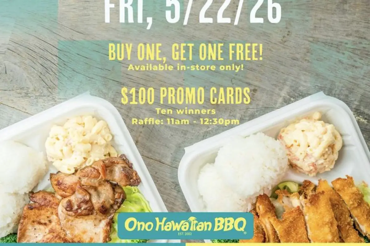 Ono Hawaiian BBQ Opens Murrieta Restaurant With Luau Event