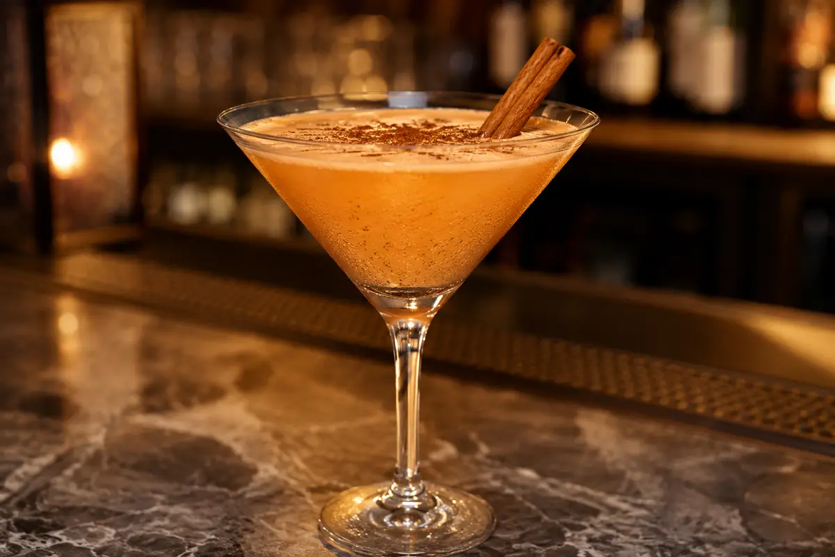 Pumpkin Martini Cocktail Recipe with SOP, Garnish & Presentation Guide