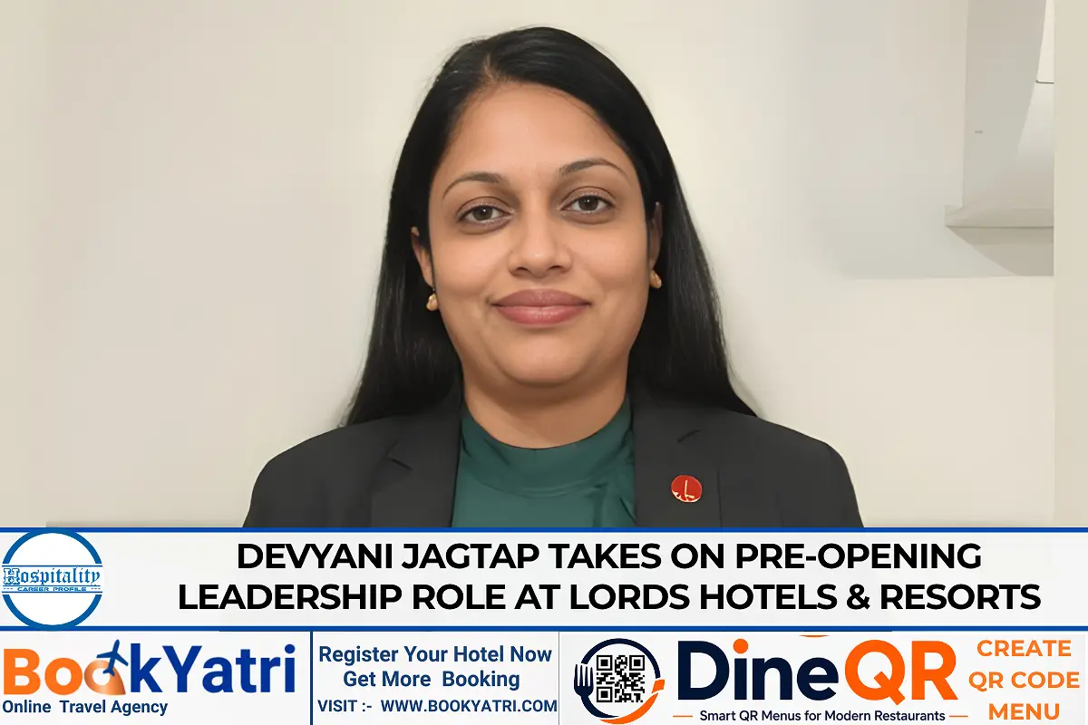 Devyani Jagtap as Pre-opening General Manager at Lords Hotels Mumbai