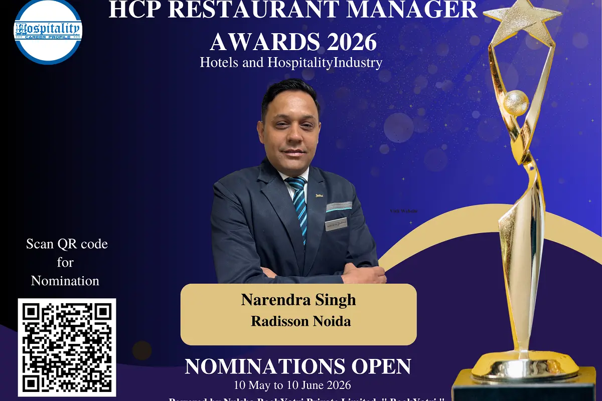 Narendra Singh Nominated for Restaurant Manager Award 2026