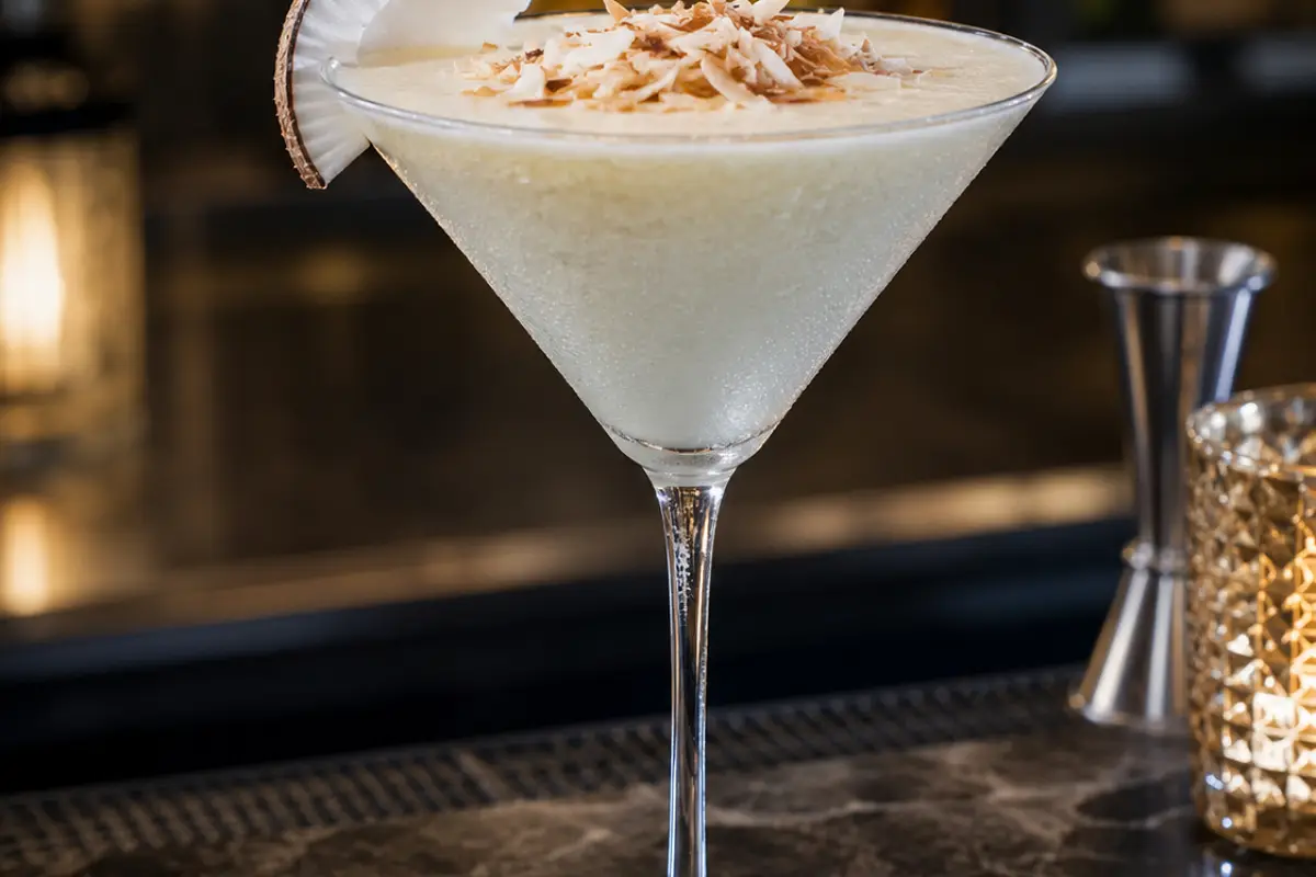 Coconut Martini Cocktail Recipe with SOP, Garnish & Presentation Guide