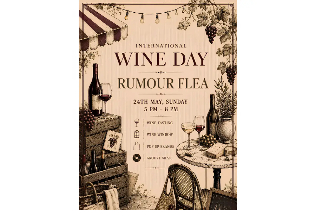 Rumour Hosts Flea at Rumour Delhi Wine Event on International Wine Day