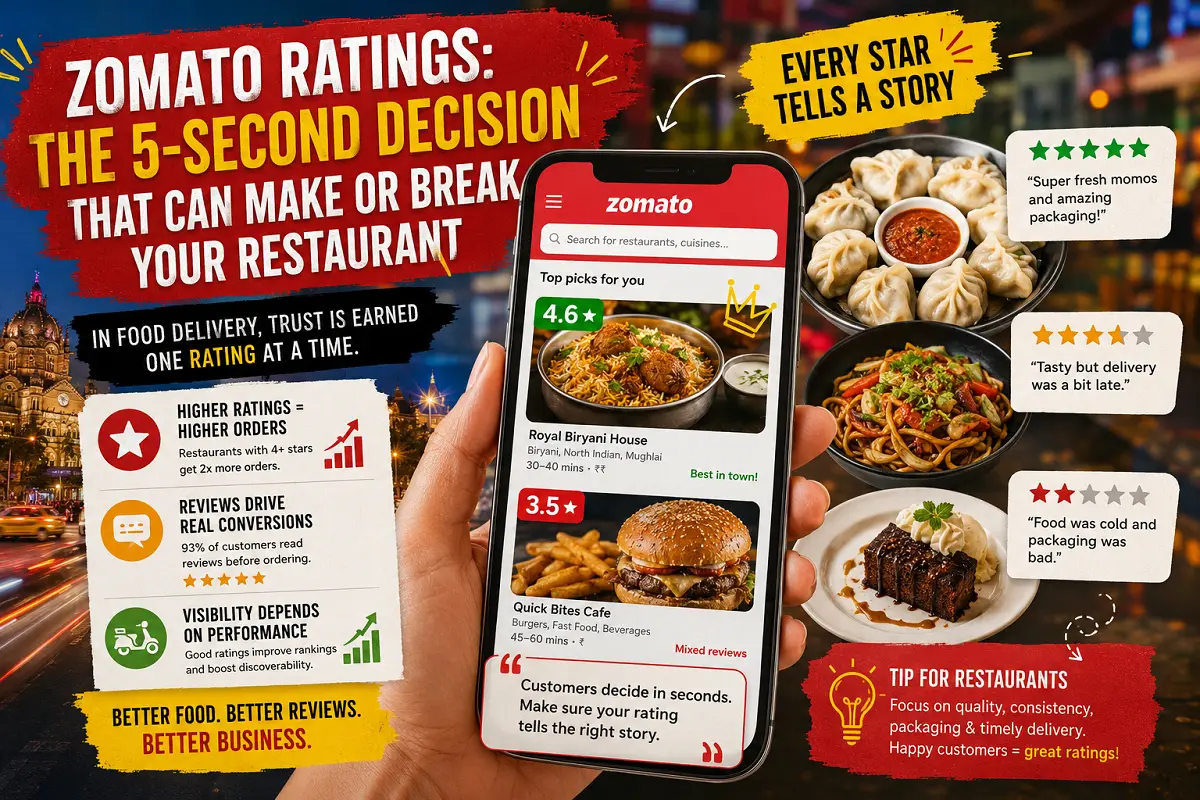 How Zomato Ratings and Reviews Drive Restaurant Sales in India