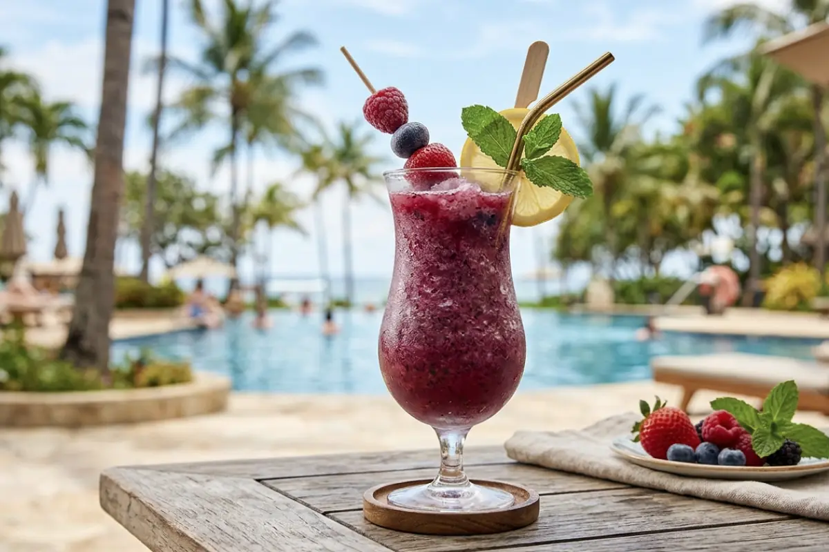 Slush Berry Mocktail: 5 Easy Steps to Hotel style Drink