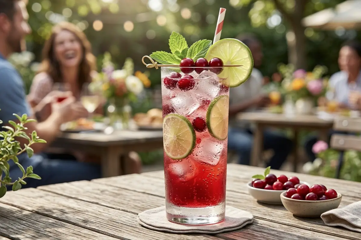 Cranberry Spritzer Mocktail: 8 Easy Steps to the Refreshing Drink