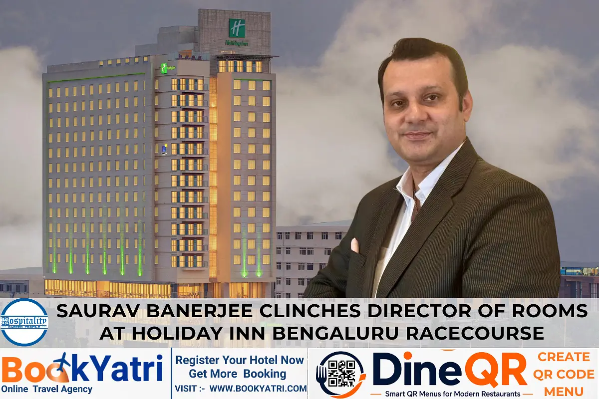 Saurav Banerjee Wins Director of Rooms Role at Holiday Inn Bengaluru Racecourse