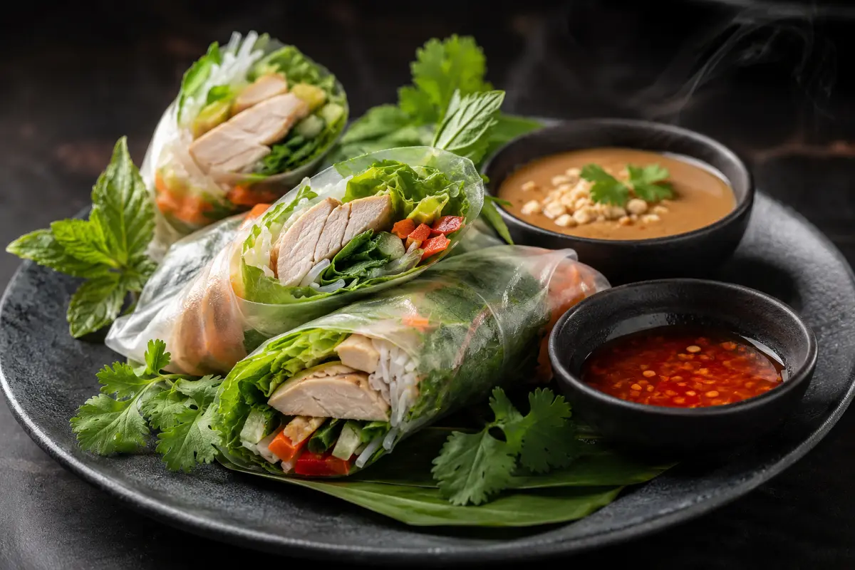 Vietnamese Chicken Rolls Recipe with SOP & Presentation Guide