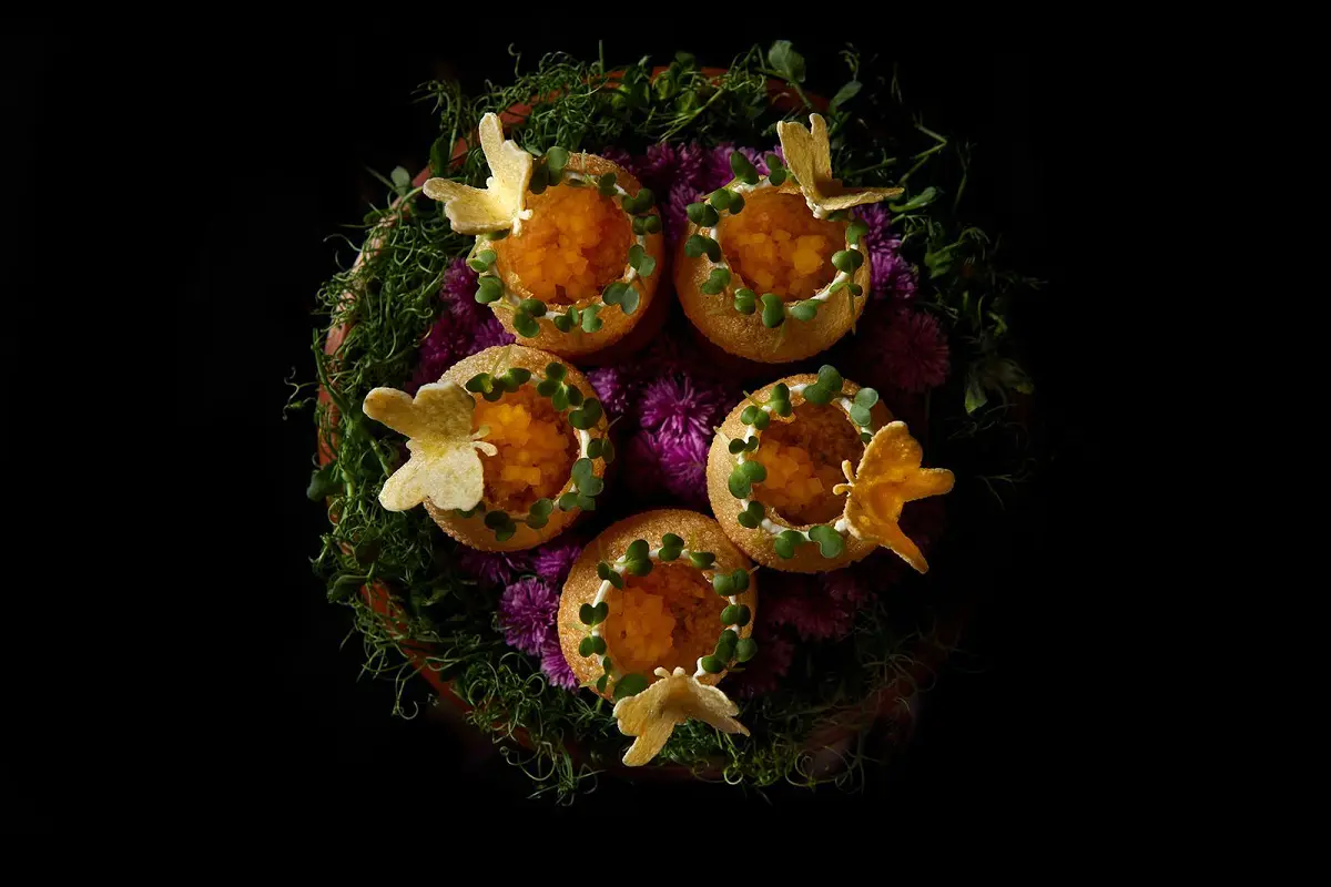 Michelin Restaurant Serves Caviar Pani Puri in Viral Menu