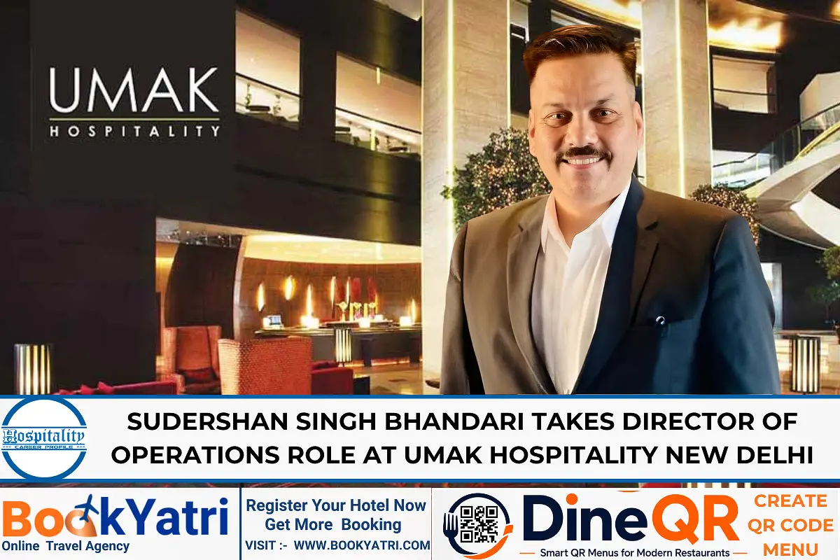 Sudershan Singh Bhandari New Director of Operations at UMAK Hospitality