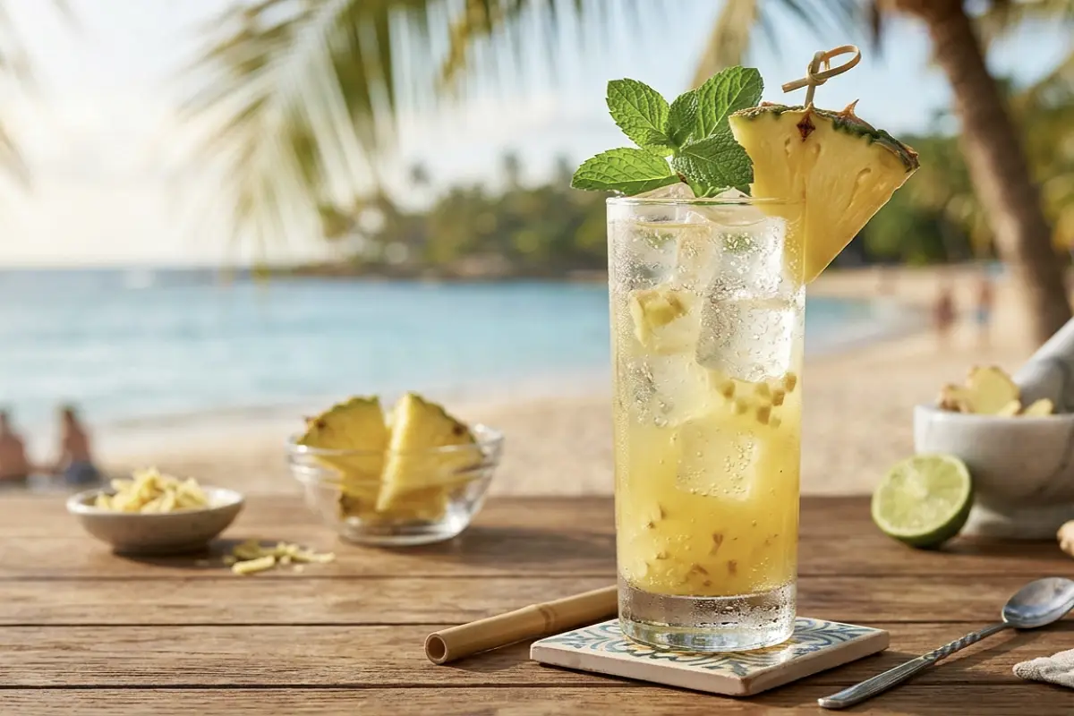 Pineapple Ginger Mocktail: 8 Easy Steps to the Best Tropical Drink