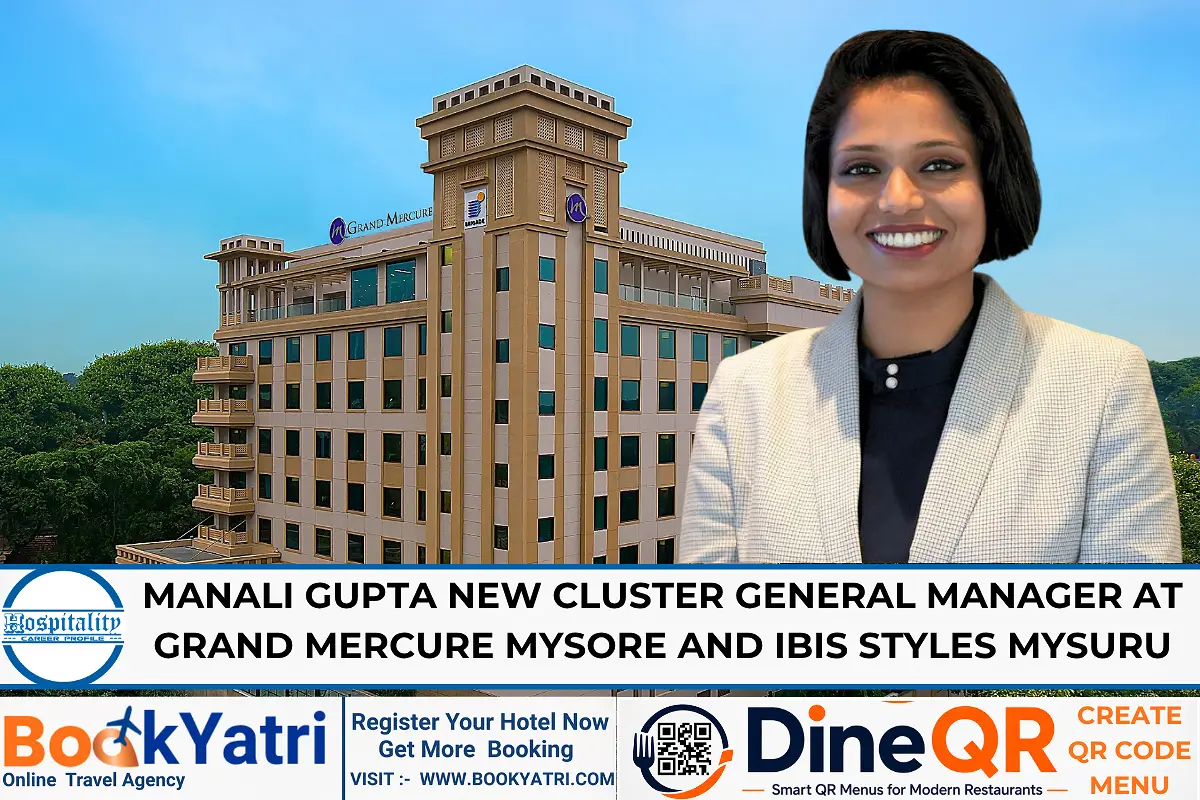 Manali Gupta New Cluster General Manager for Grand Mercure and ibis Styles Mysuru