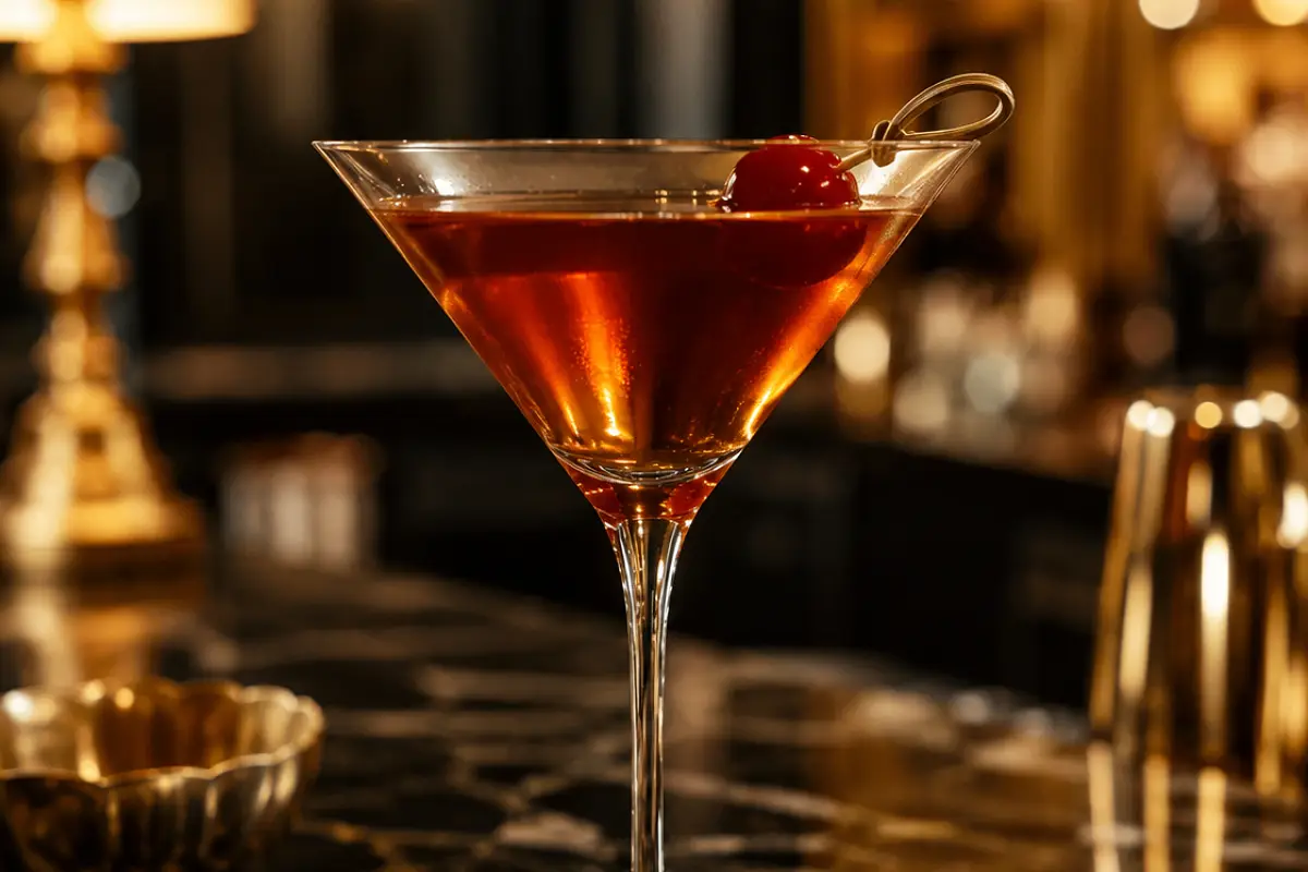 Manhattan Cocktail Recipe with SOP, Garnish & Presentation Guide