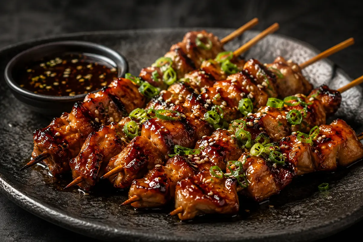 Teriyaki Chicken Skewers Recipe with SOP & Presentation Guide