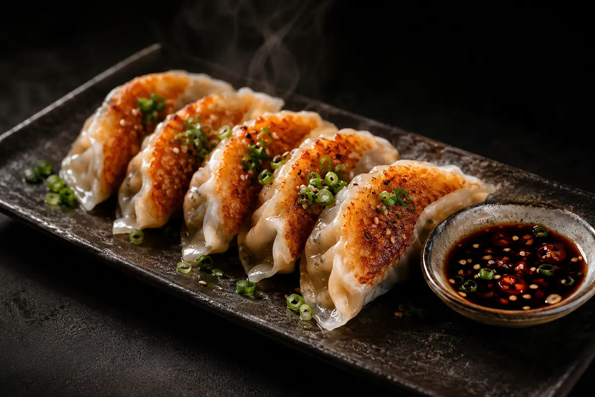 Shrimp Gyoza Recipe with SOP & Presentation Guide