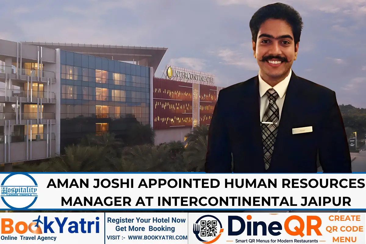 Aman Joshi Appointed HR Manager at InterContinental Jaipur