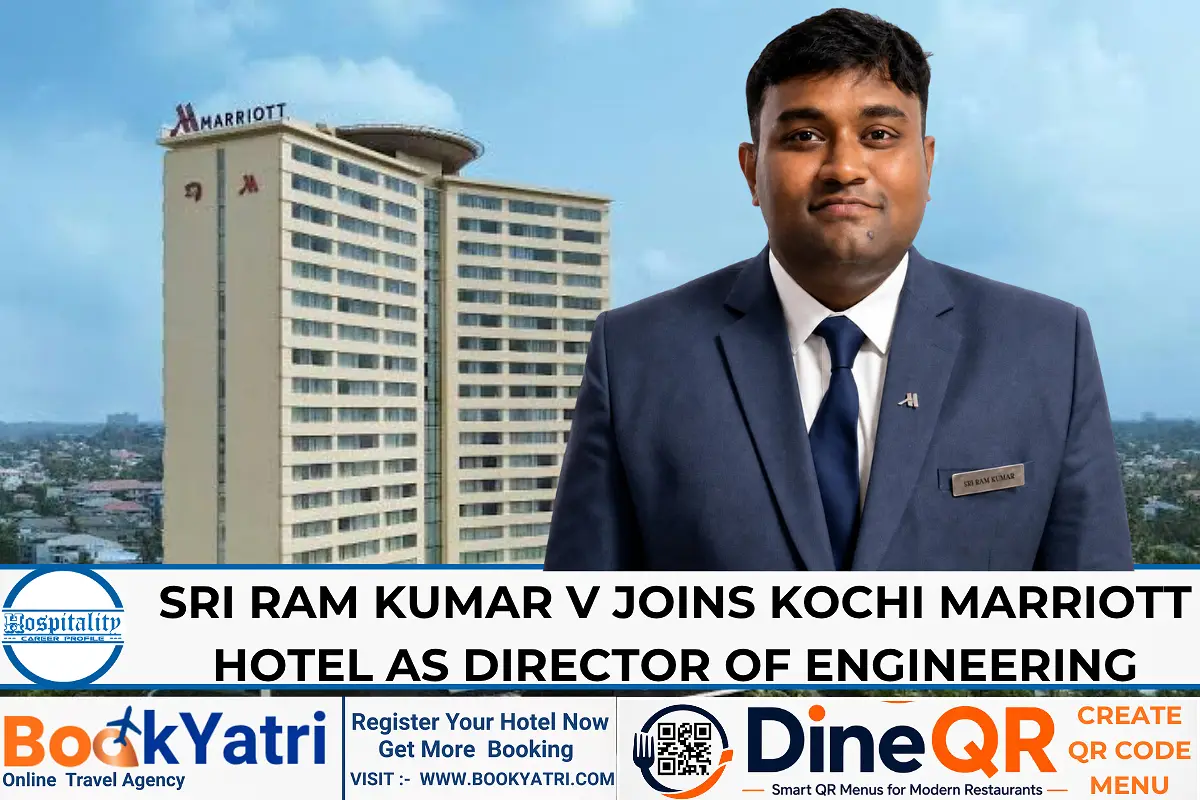Sri Ram Kumar V Joins Kochi Marriott Hotel as Director of Engineering
