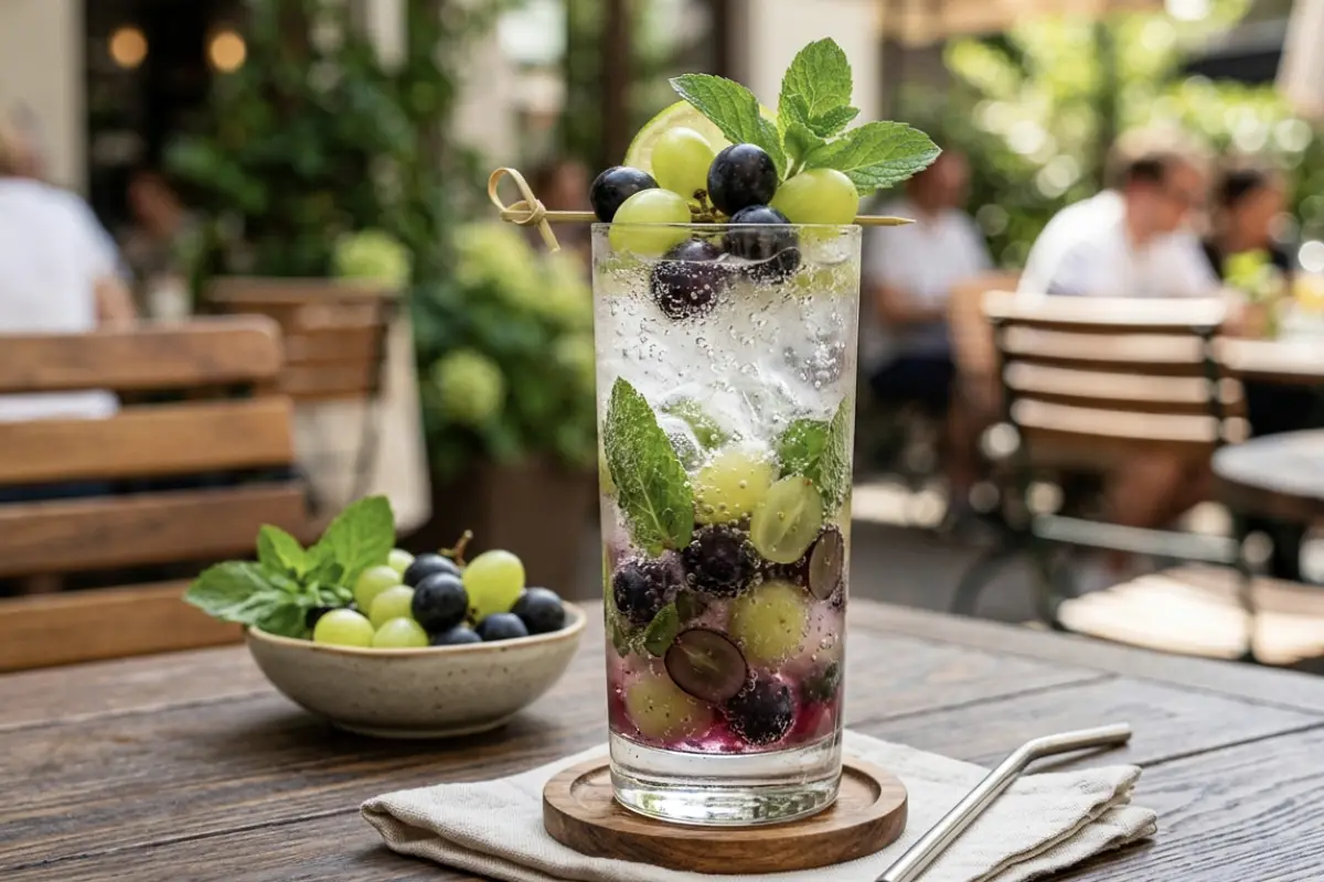 Sparkling Grapes Mocktail: 8 Easy Steps to the Best Fizzy Drink