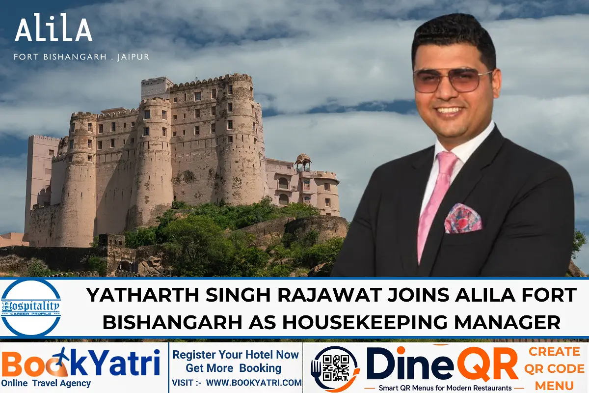 Yatharth Singh Rajawat Joins Alila Fort Bishangarh as Housekeeping Manager