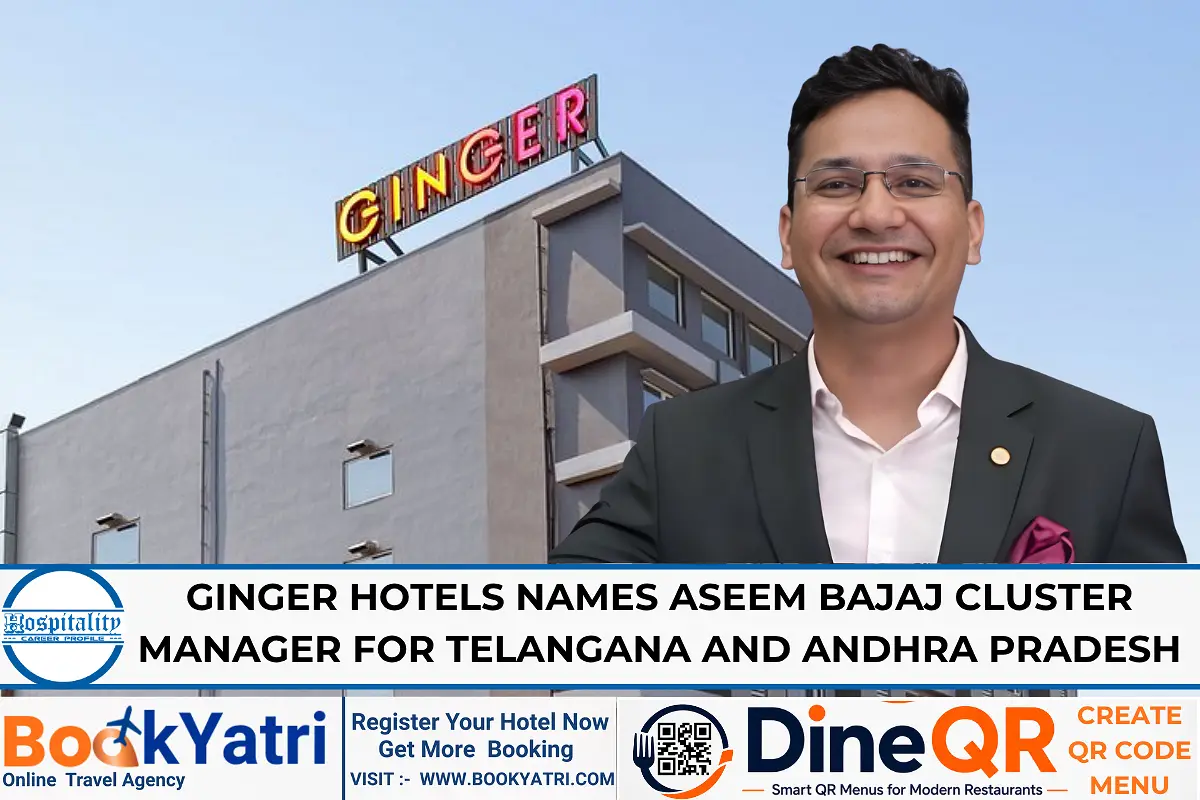 Aseem Bajaj Appointed New Cluster Manager at Ginger Hotels
