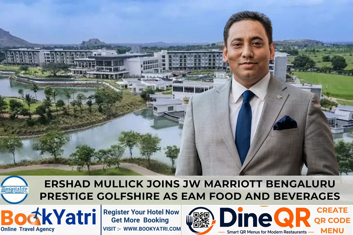 Ershad Mullick Joins JW Marriott Bengaluru Prestige Golfshire as EAM Food and Beverages