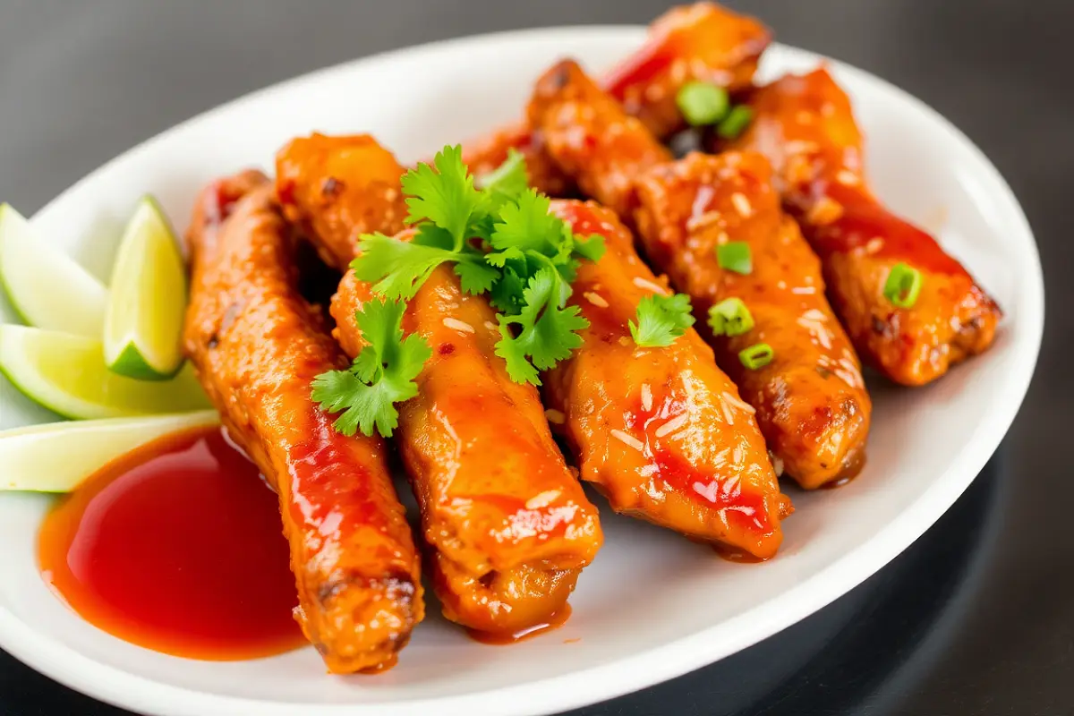 Thai Chicken Wings Recipe with SOP & Presentation Guide