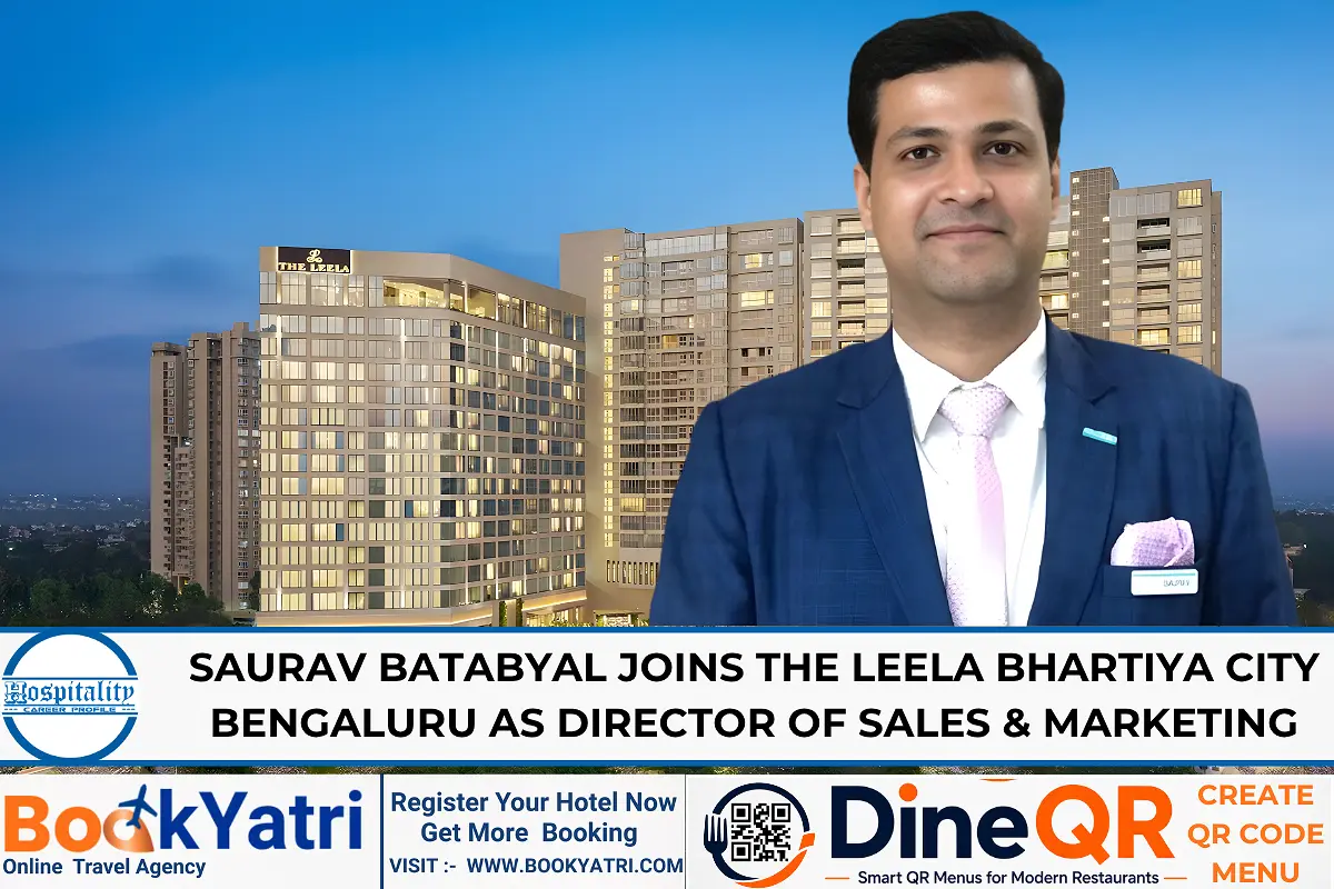 Saurav Batabyal Joins The Leela Bhartiya City Bengaluru as Director of Sales & Marketing