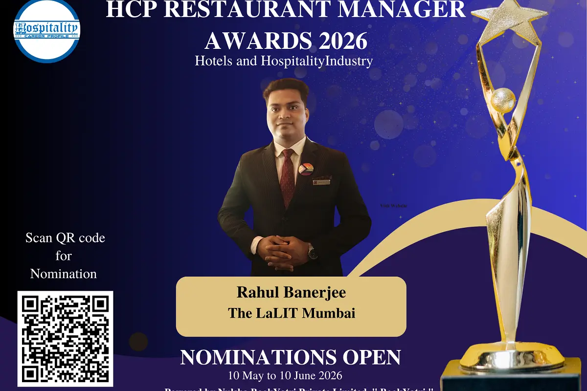 Rahul Banerjee, Beverage and Outlet Manager of The LaLiT Mumbai, Nominated for Restaurant Manager Award 2026