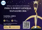 Online Voting Open: HCP GM Awards 2026 Voting for India’s 50 Best General Managers 2026