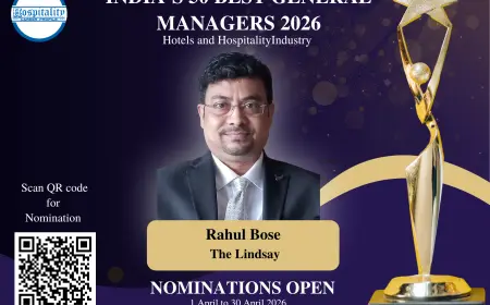 Rahul Bose, Corporate GM of The Lindsay Hospitality, Nominated for India’s 50 Best General Managers 2026