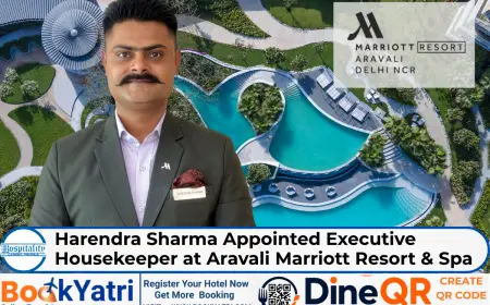 Harendra Sharma Joins Aravali Marriott Resort & Spa