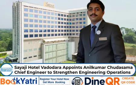 Anilkumar Chudasama Joins Sayaji Hotel Vadodara