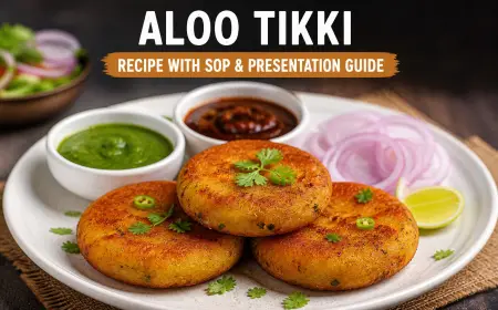 Aloo Tikki Recipe with SOP & Presentation Guide