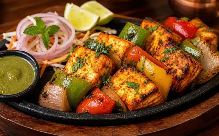 Paneer Tikka Recipe with SOP & Presentation Guide