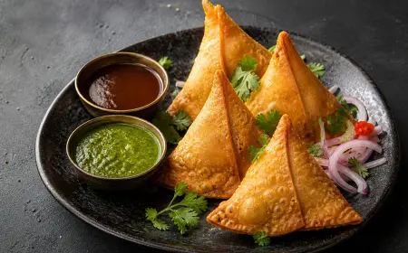 Samosa Recipe with SOP & Presentation Guide