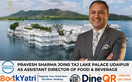 Pravesh Sharma Joins Taj Lake Palace Udaipur as Assistant Director of Food & Beverage