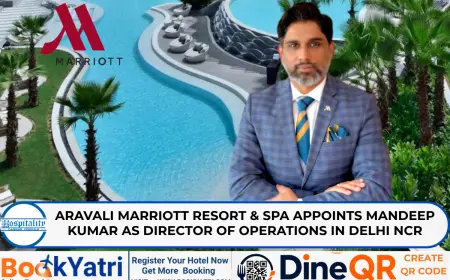 Mandeep Kumar Joins Aravali Marriott Resort as Director of Operations