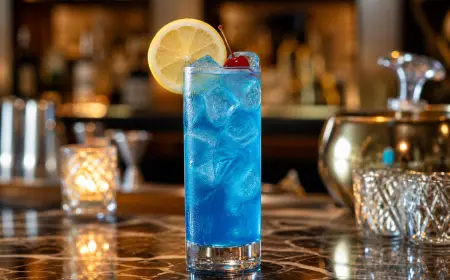Blue Lagoon Cocktail Recipe with SOP, Garnish & Presentation Guide