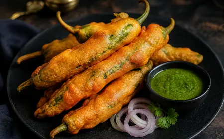 Mirchi Bajji Recipe with SOP & Presentation Guide