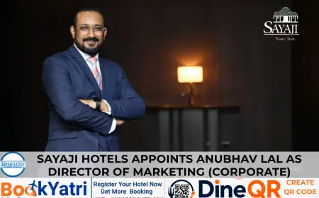 Leading Expert Anubhav Lal Joins Sayaji Hotels as Marketing Director