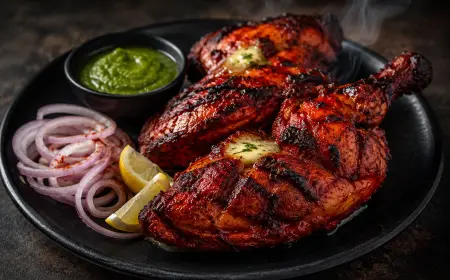 Tandoori Chicken Recipe with SOP & Presentation Guide