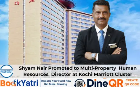 Shyam Nair Promoted to HR Director at Kochi Marriott Cluster