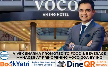 Top Talent: Vivek Sharma Appointed F&B Manager at voco Goa by IHG